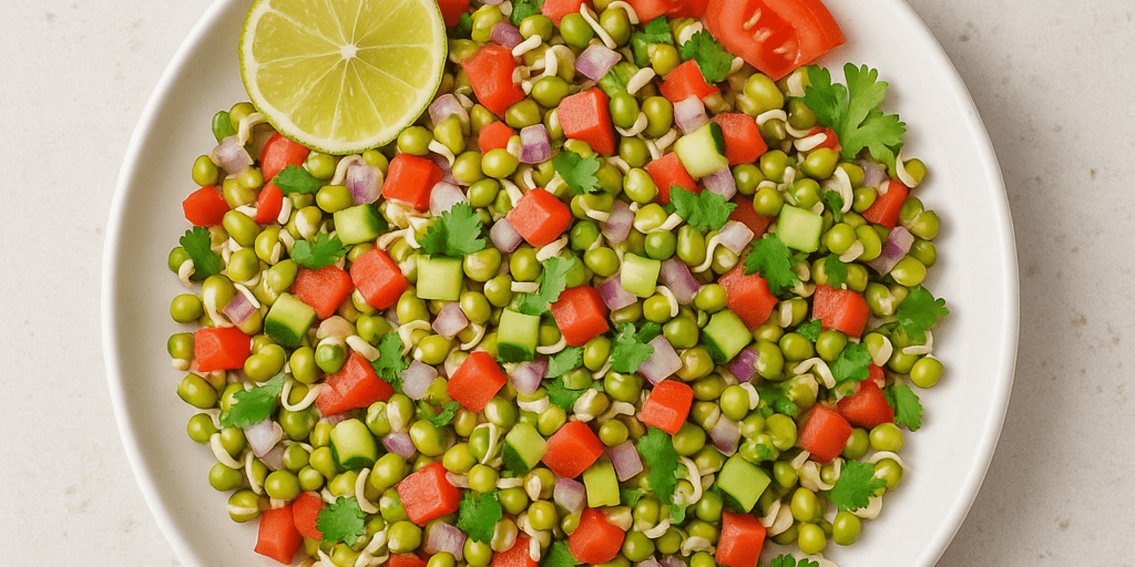 Sprouted Moong Salad