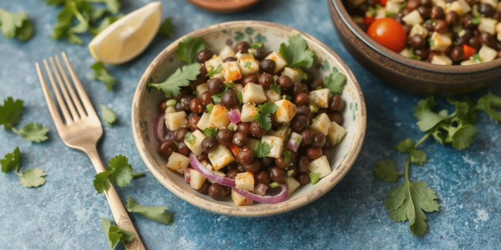 Black Chana Salad Recipe: