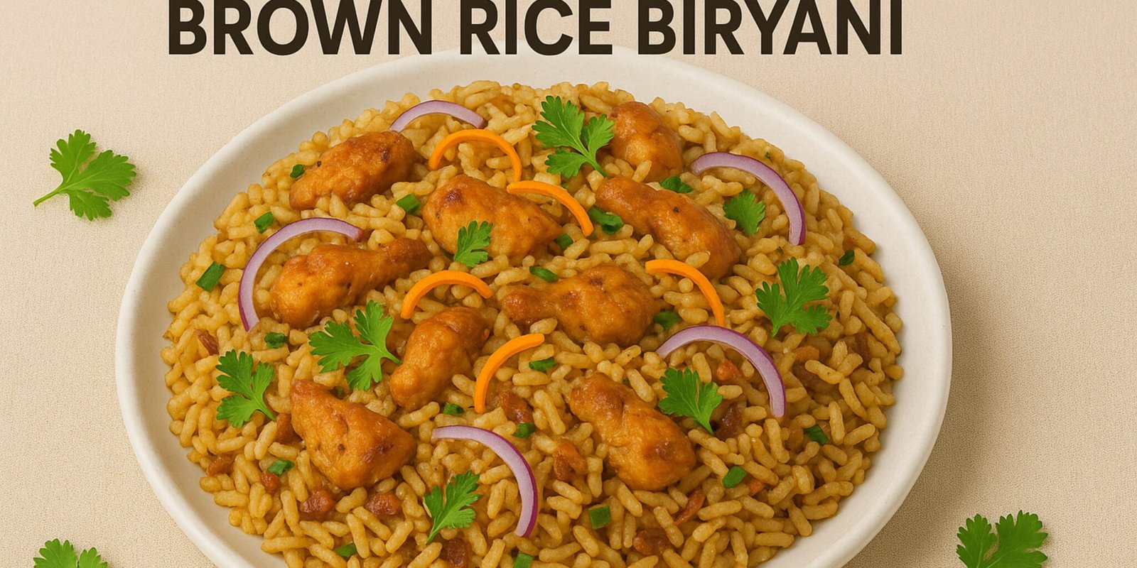 Brown Rice Biryani Recipe Healthy & testy Weight Loss Option