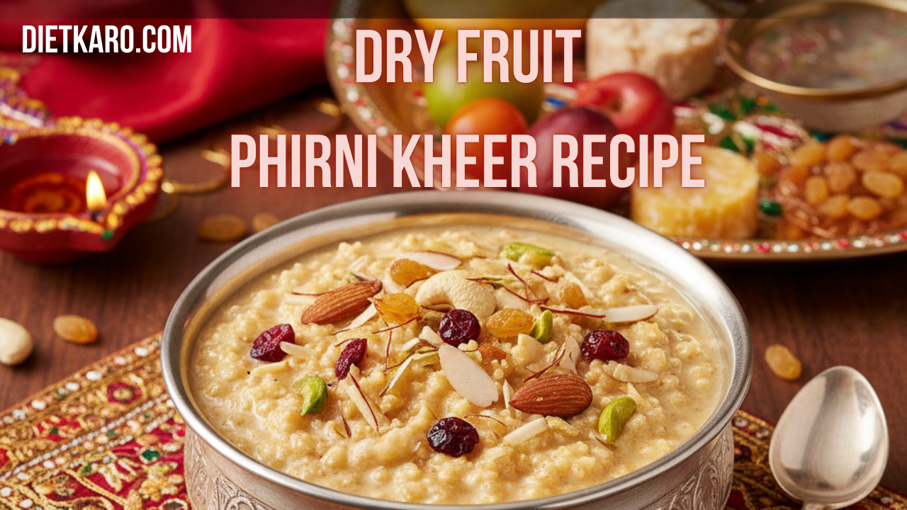 Dry Fruit Phirni Kheer Recipe
