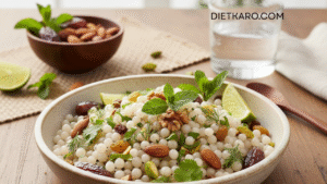Sabudana Salad with Dry Fruits & Herbs
