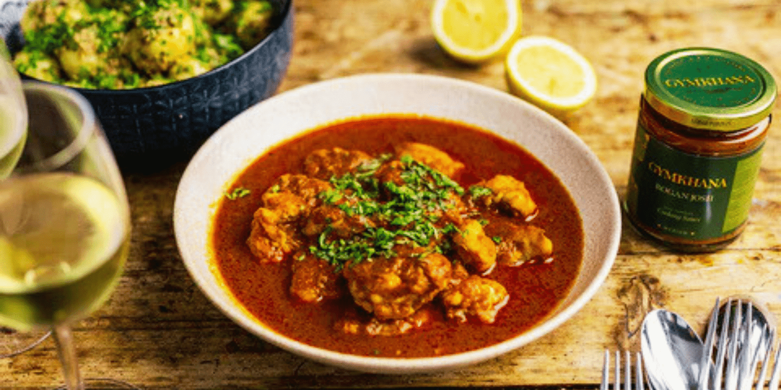 mushroom rogan josh